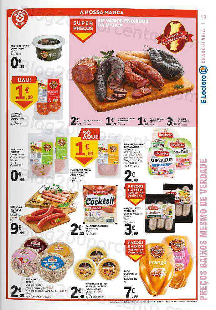 Antevisão Folheto E-LECLERC Promoções de 11 agosto a 17 agosto