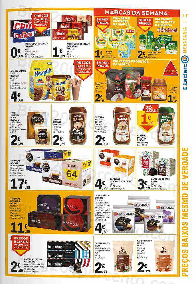 Antevisão Folheto E-LECLERC Promoções de 11 agosto a 17 agosto