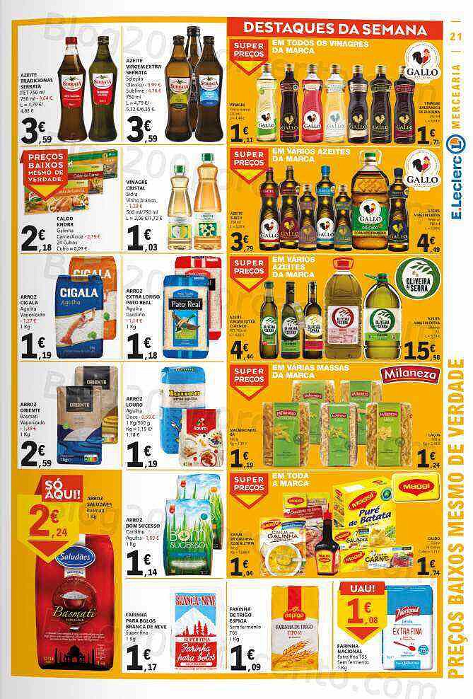 Antevisão Folheto E-LECLERC Promoções de 11 agosto a 17 agosto
