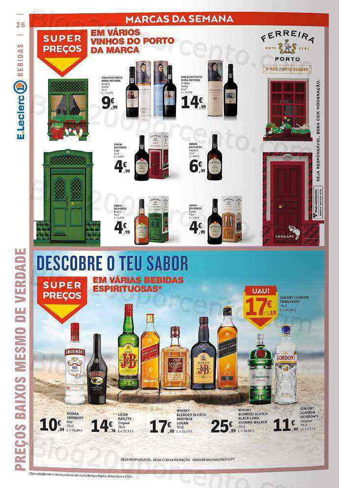 Antevisão Folheto E-LECLERC Promoções de 11 agosto a 17 agosto