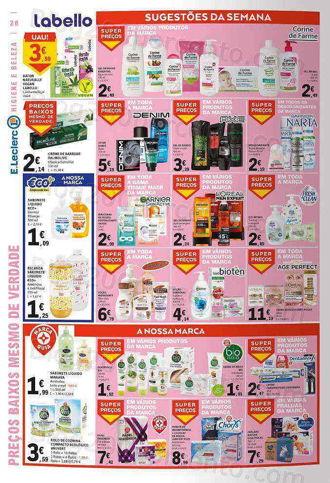 Antevisão Folheto E-LECLERC Promoções de 11 agosto a 17 agosto