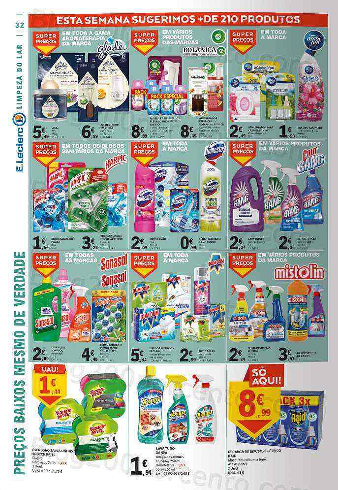 Antevisão Folheto E-LECLERC Promoções de 11 agosto a 17 agosto