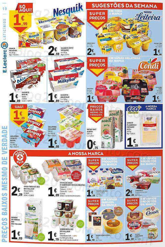 Antevisão Folheto E-LECLERC Promoções de 18 agosto a 24 agosto
