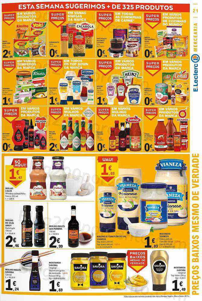 Antevisão Folheto E-LECLERC Promoções de 18 agosto a 24 agosto