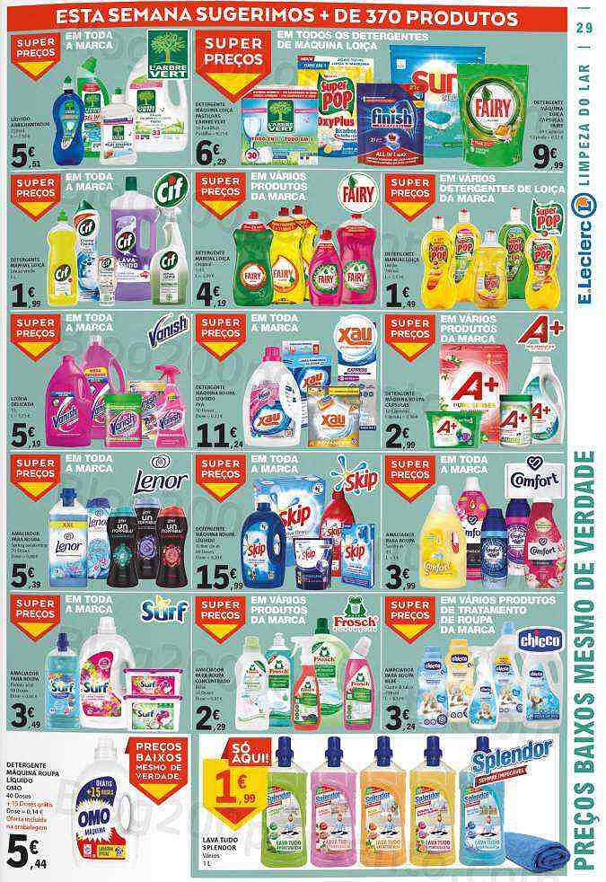Antevisão Folheto E-LECLERC Promoções de 18 agosto a 24 agosto