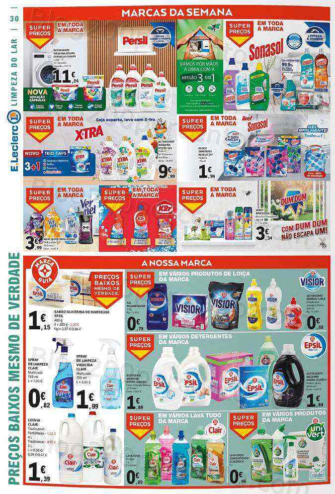 Antevisão Folheto E-LECLERC Promoções de 18 agosto a 24 agosto