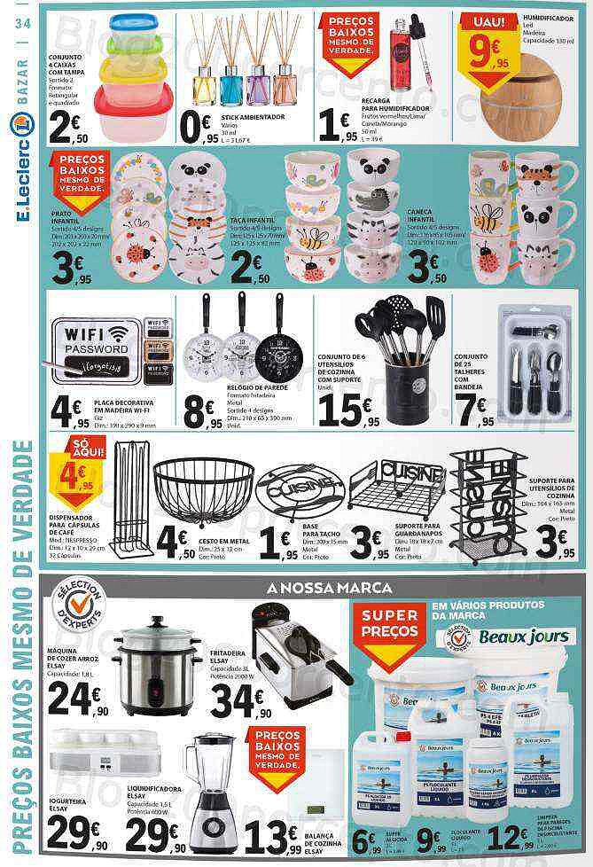 Antevisão Folheto E-LECLERC Promoções de 18 agosto a 24 agosto