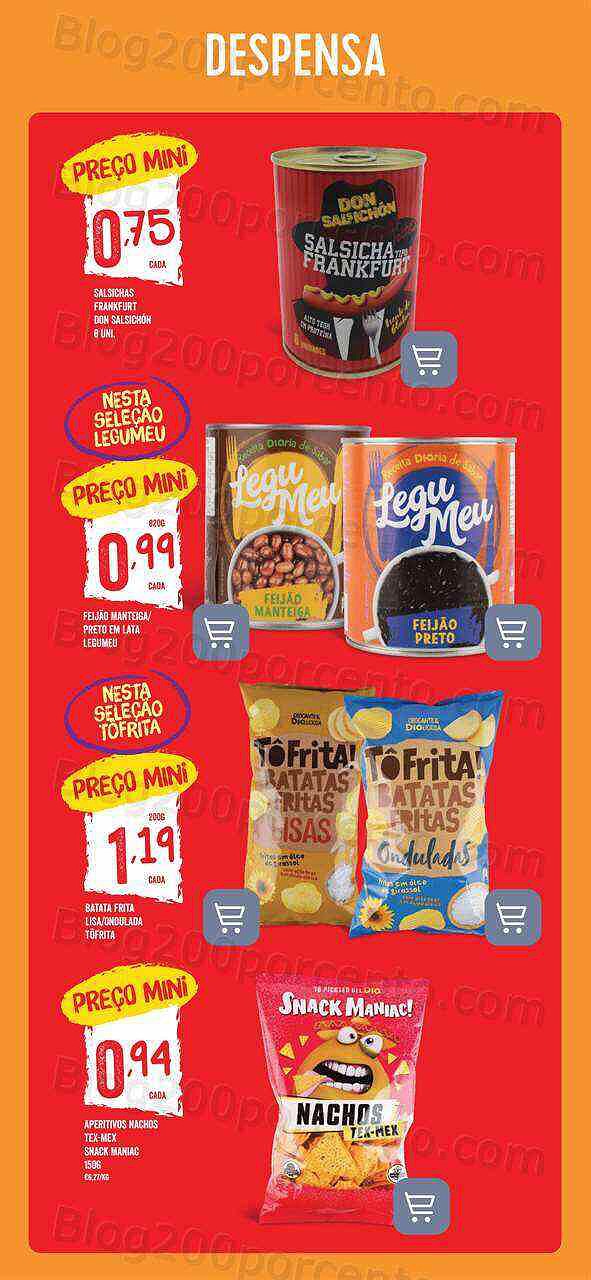 Antevisão Folheto MINIPREÇO Extra Promoções de 11 a 17 agosto
