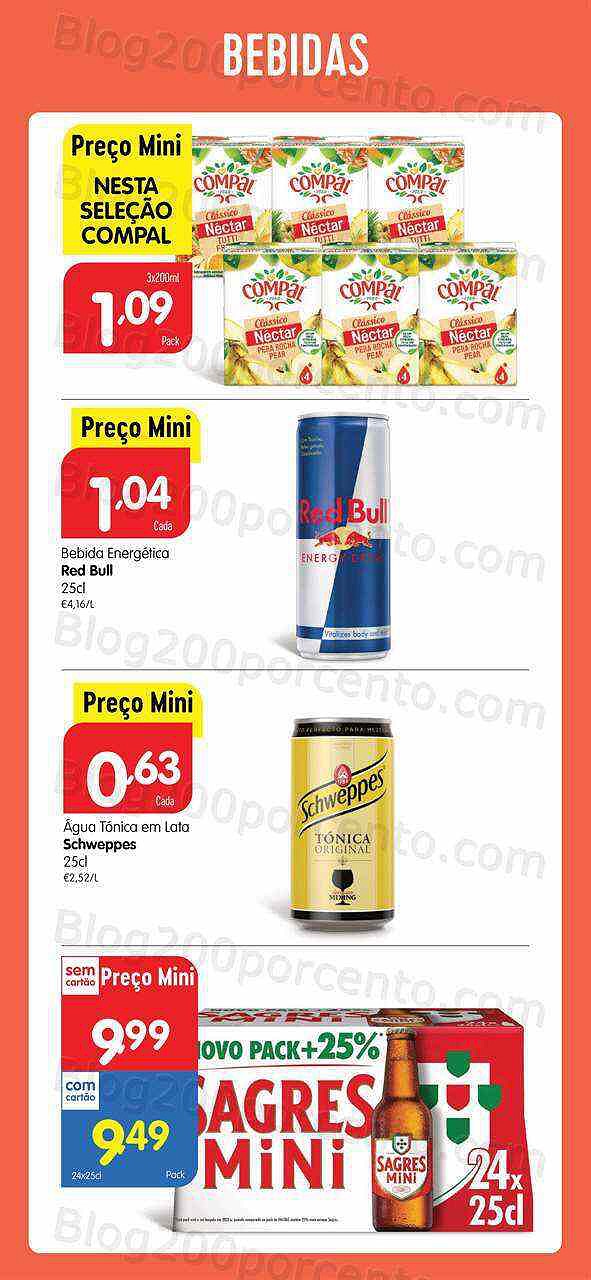 Antevisão Folheto MINIPREÇO Extra Promoções de 11 a 17 agosto