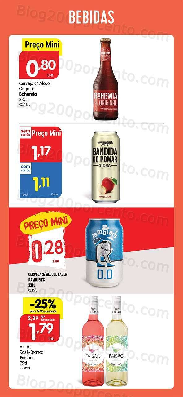 Antevisão Folheto MINIPREÇO Extra Promoções de 11 a 17 agosto