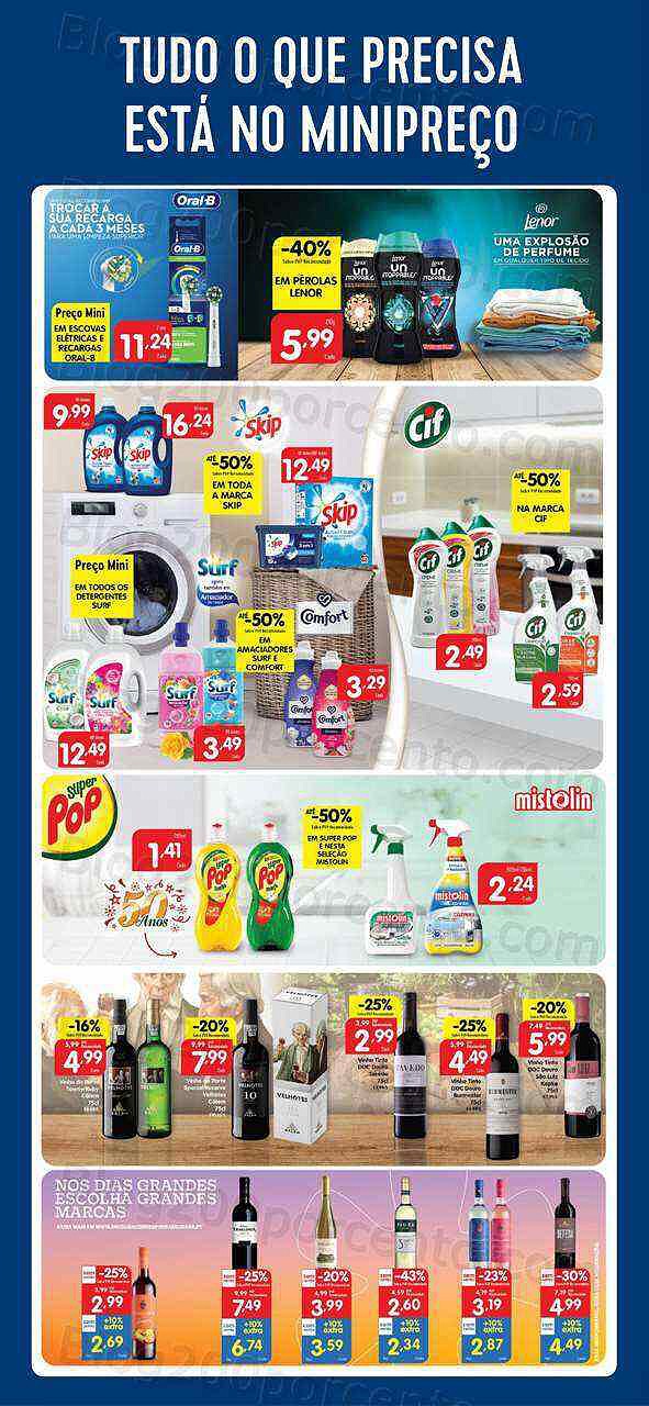 Antevisão Folheto MINIPREÇO Extra Promoções de 11 a 17 agosto