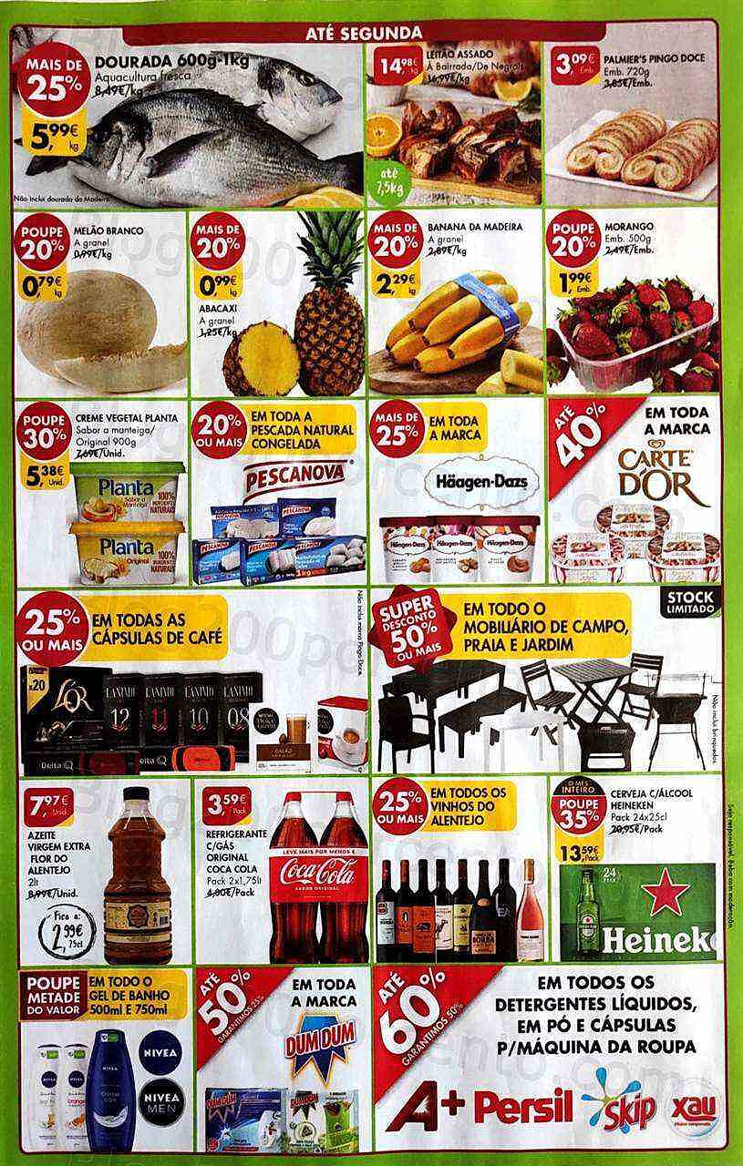 Antevisão Folheto PINGO DOCE Promoções Fim de Semana - 12 agosto a 15 agosto