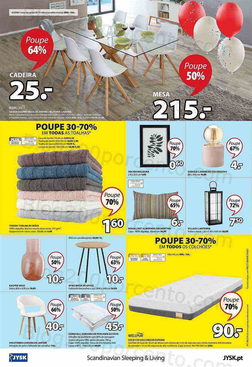 Antevisão Folheto JYSK Promoções de 18 agosto a 24 agosto