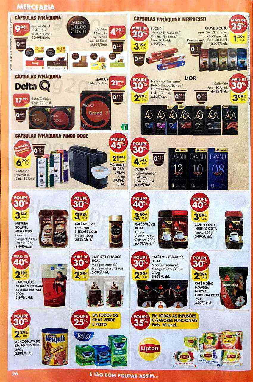 Antevisão Folheto PINGO DOCE Mercearia Promoções de 9 agosto a 15 agosto