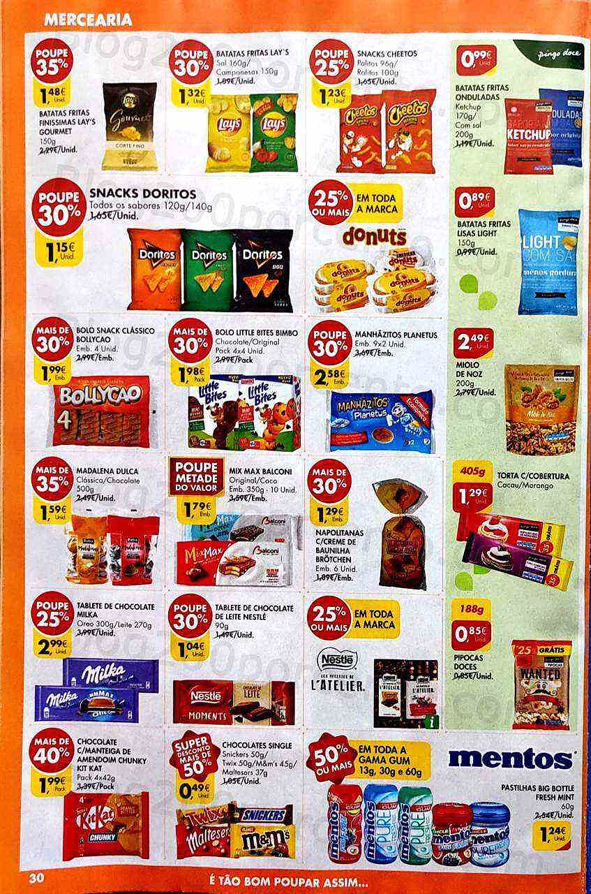 Antevisão Folheto PINGO DOCE Mercearia Promoções de 9 agosto a 15 agosto