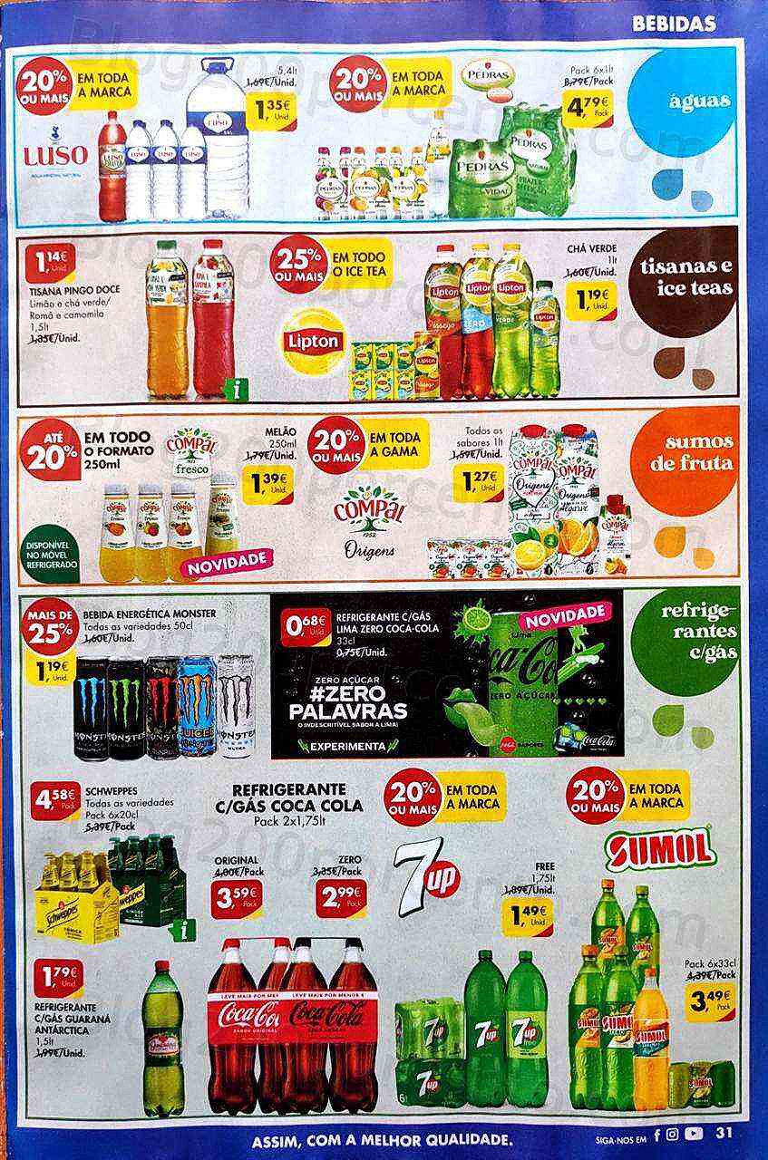 Antevisão Folheto PINGO DOCE Mercearia Promoções de 9 agosto a 15 agosto