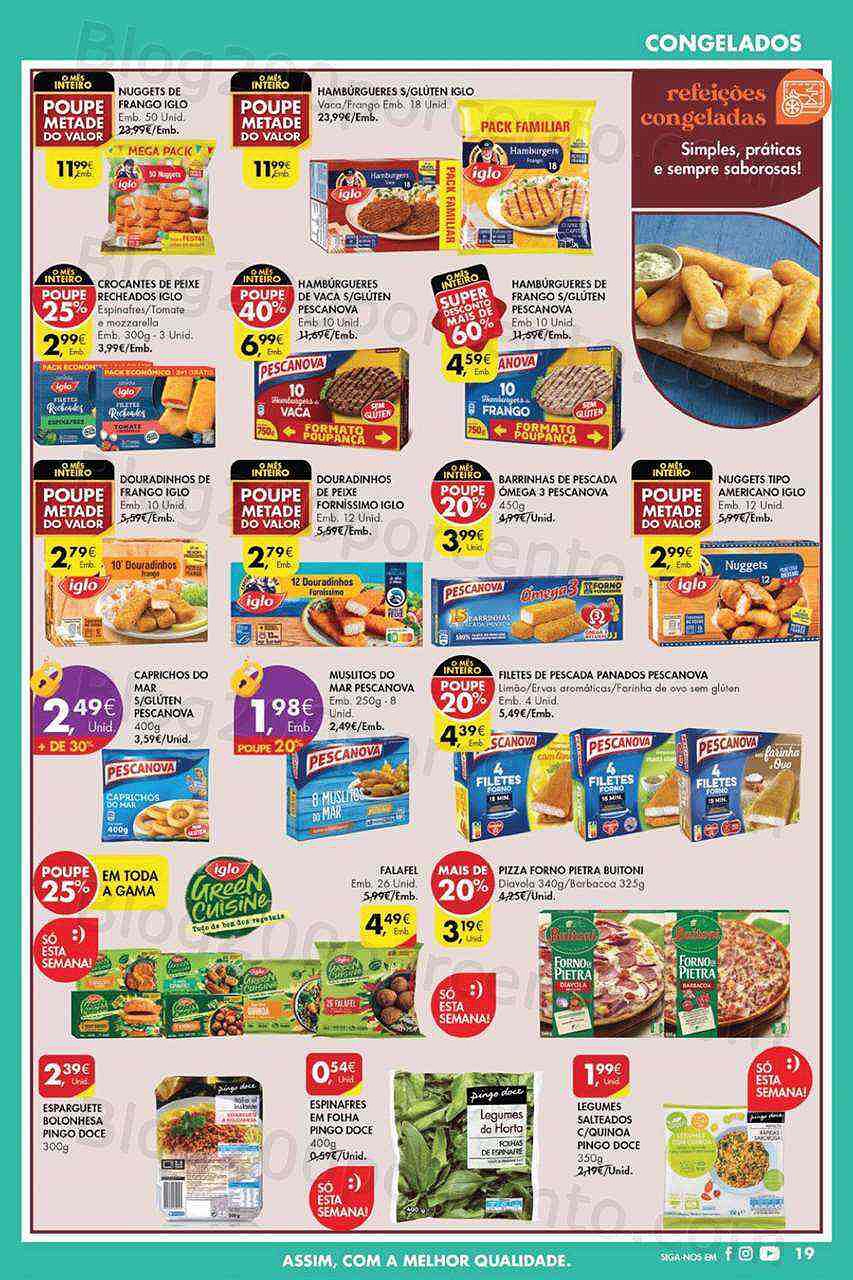 Antevisão Folheto PINGO DOCE Lojas Grandes Promoções de 9 a 15 agosto