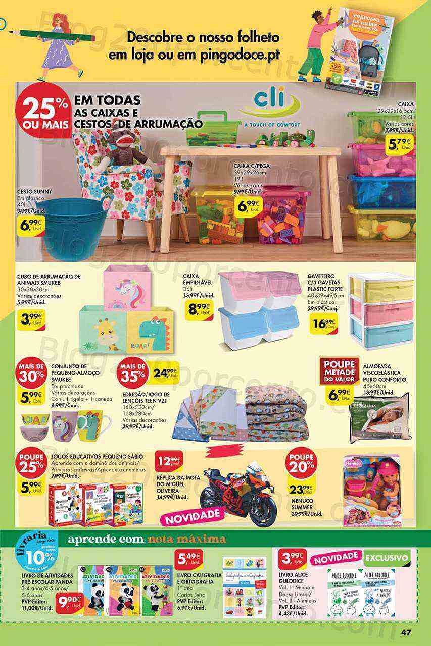 Antevisão Folheto PINGO DOCE Lojas Grandes Promoções de 9 a 15 agosto