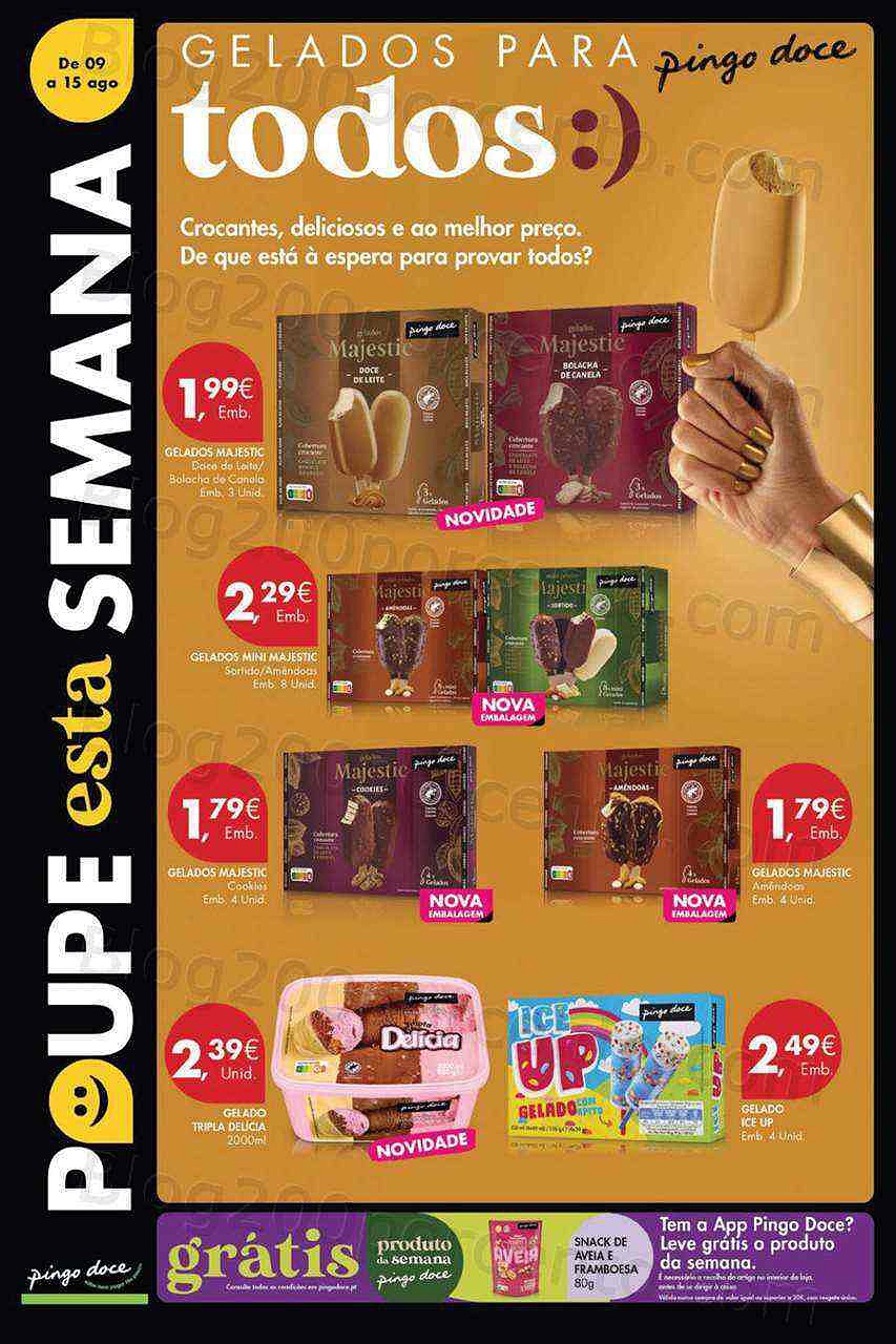 Antevisão Folheto PINGO DOCE Lojas Grandes Promoções de 9 a 15 agosto