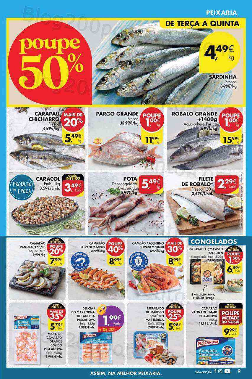 Antevisão Folheto PINGO DOCE Lojas Grandes Promoções de 9 a 15 agosto