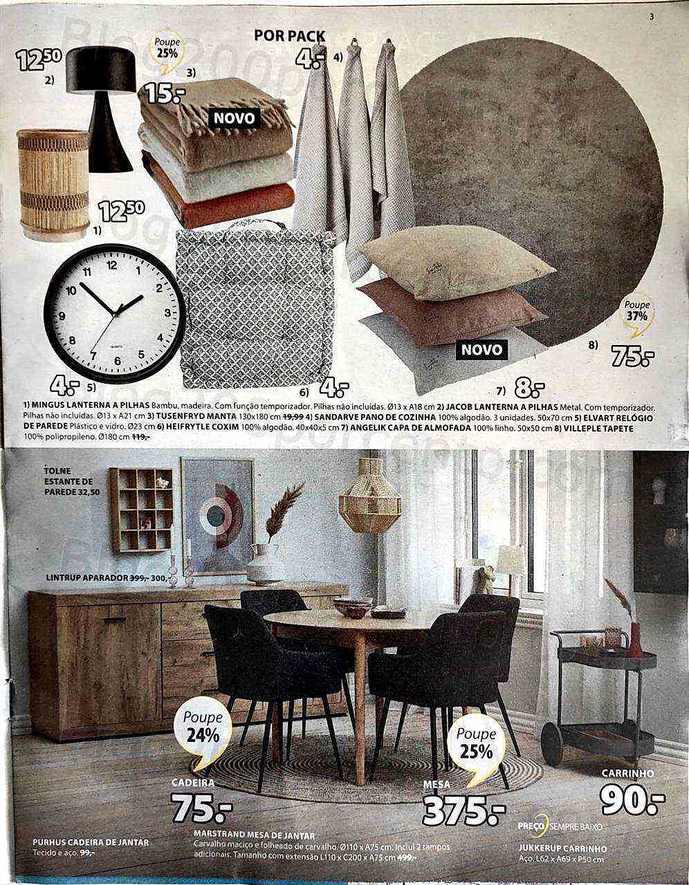 Antevisão Folheto JYSK Promoções de 25 agosto a 7 setembro