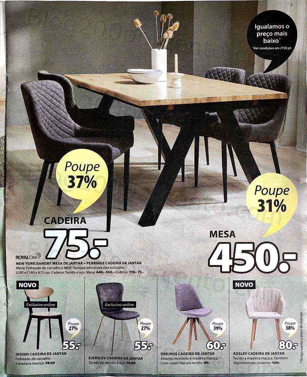 Antevisão Folheto JYSK Promoções de 25 agosto a 7 setembro