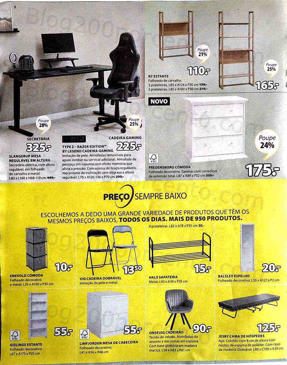 Antevisão Folheto JYSK Promoções de 25 agosto a 7 setembro
