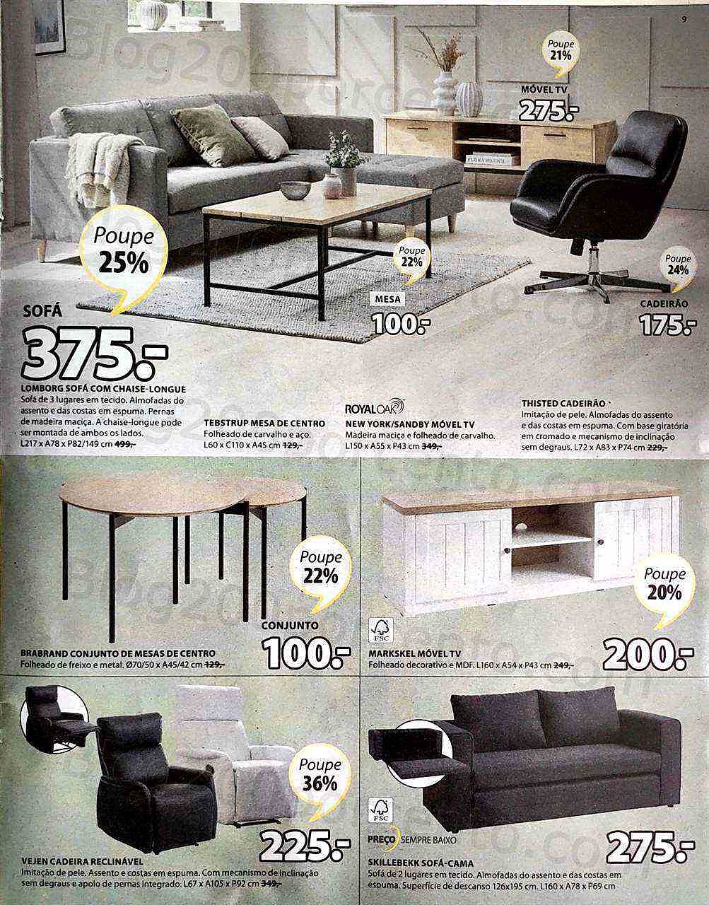 Antevisão Folheto JYSK Promoções de 25 agosto a 7 setembro