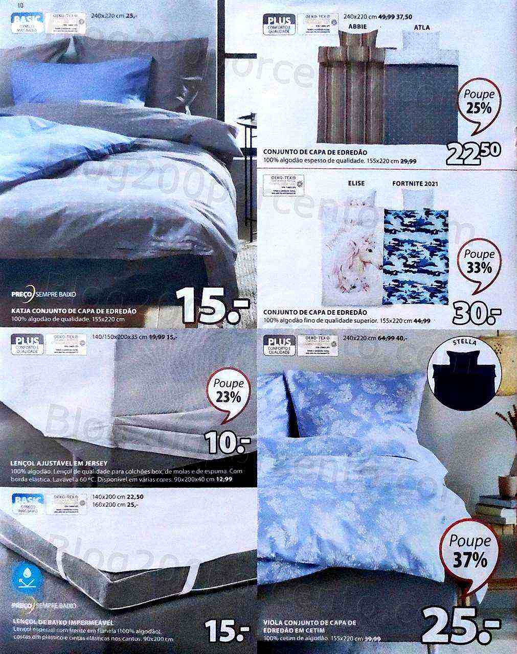 Antevisão Folheto JYSK Promoções de 11 a 17 agosto