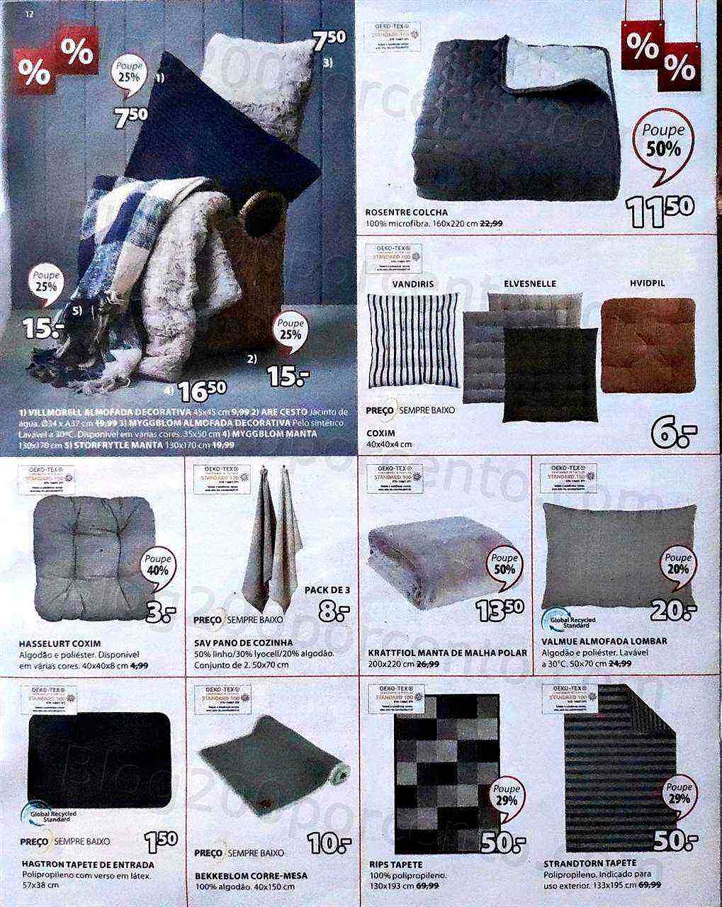 Antevisão Folheto JYSK Promoções de 11 a 17 agosto