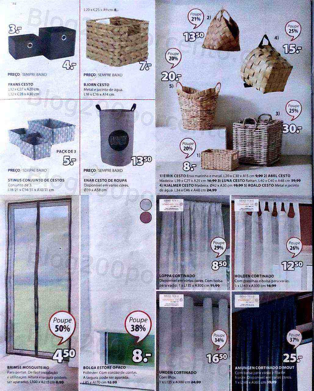 Antevisão Folheto JYSK Promoções de 11 a 17 agosto