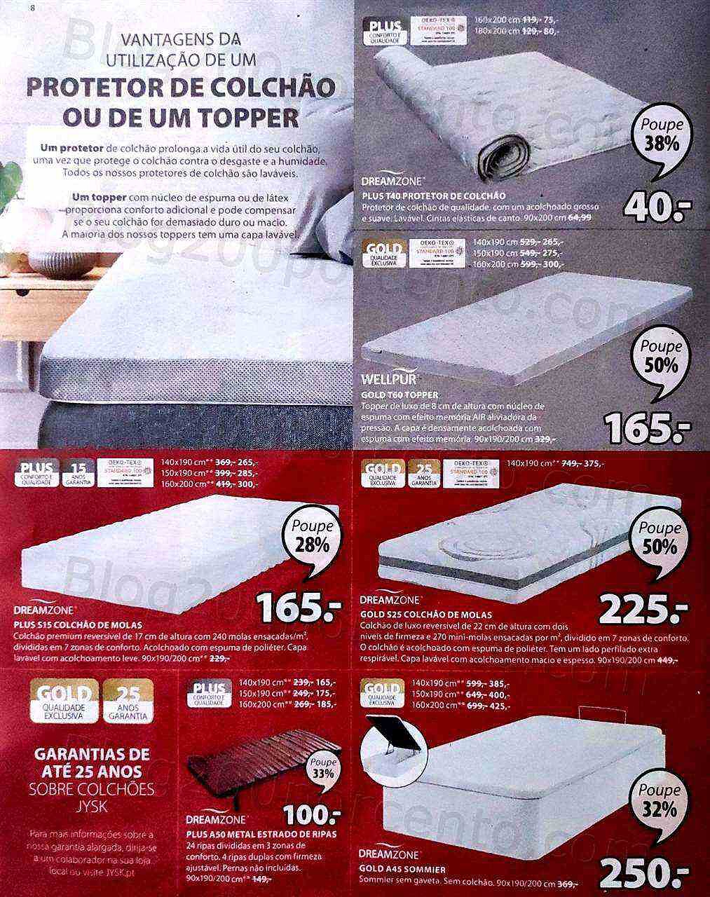 Antevisão Folheto JYSK Promoções de 11 a 17 agosto