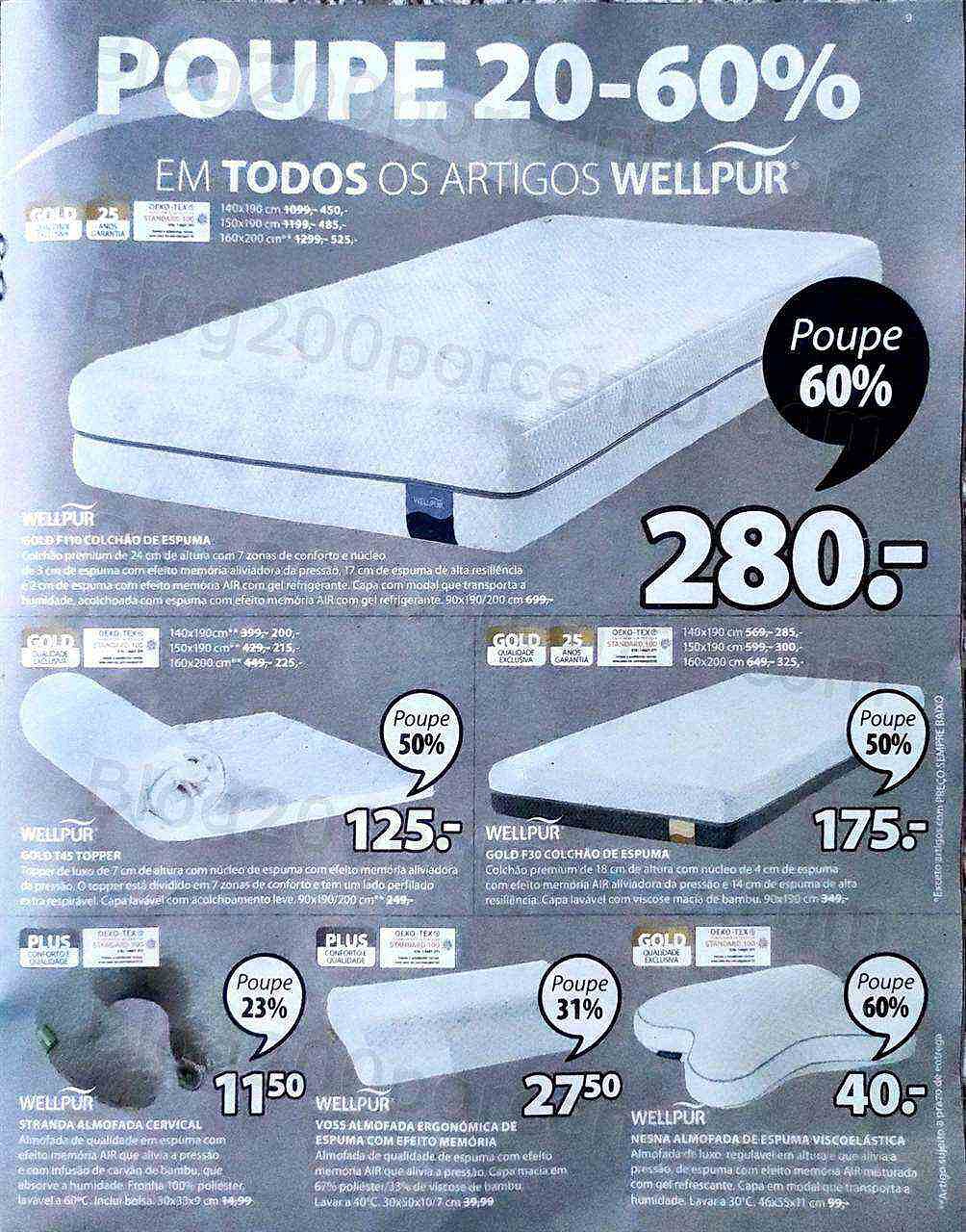 Antevisão Folheto JYSK Promoções de 11 a 17 agosto