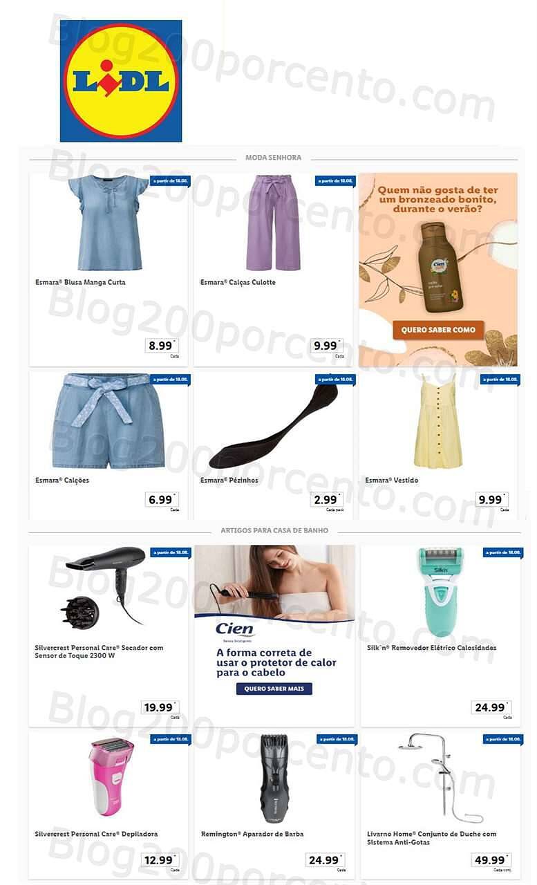 Antevisão Folheto LIDL Bazar Promoções a partir de 18 agosto