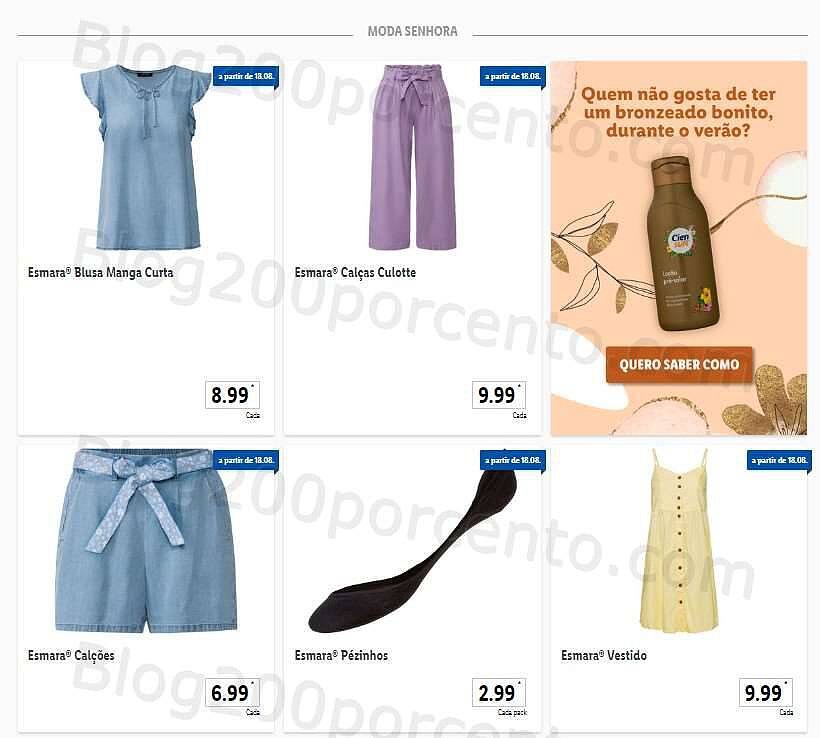 Antevisão Folheto LIDL Bazar Promoções a partir de 18 agosto