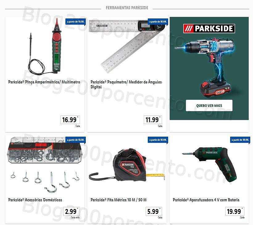 Antevisão Folheto LIDL Bazar Promoções a partir de 18 agosto