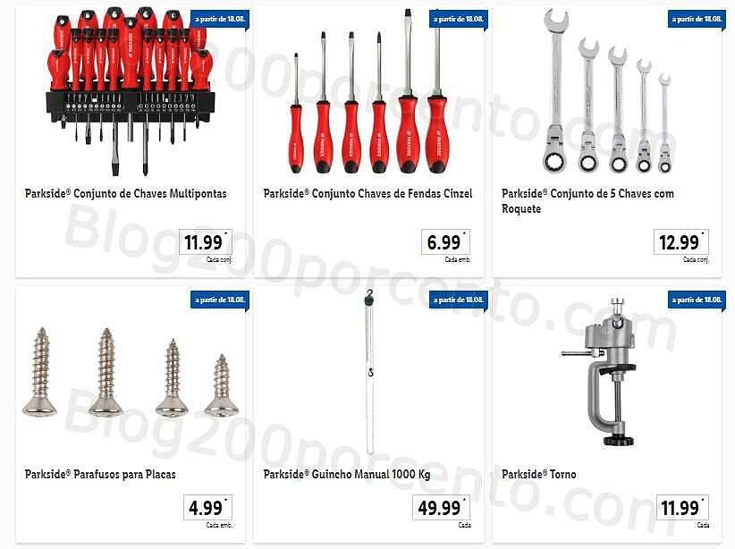 Antevisão Folheto LIDL Bazar Promoções a partir de 18 agosto