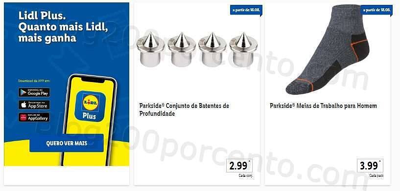 Antevisão Folheto LIDL Bazar Promoções a partir de 18 agosto