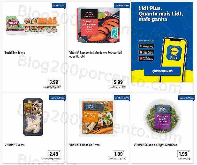 Antevisão Folheto LIDL Promoções de 8 a 14 agosto - Versão Completa