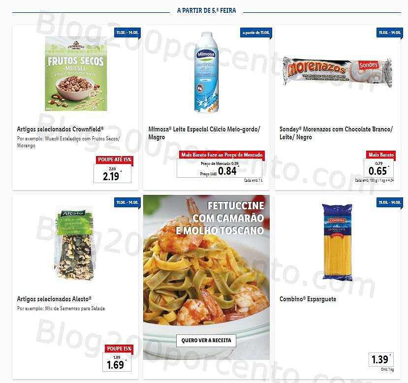 Antevisão Folheto LIDL Promoções de 8 a 14 agosto - Versão Completa