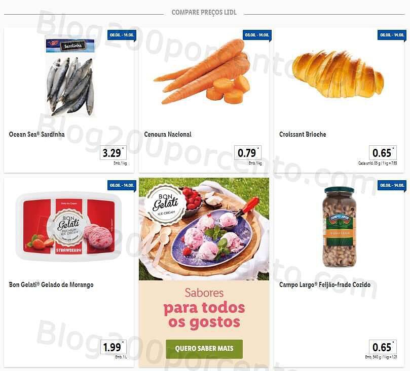 Antevisão Folheto LIDL Promoções de 8 a 14 agosto - Versão Completa