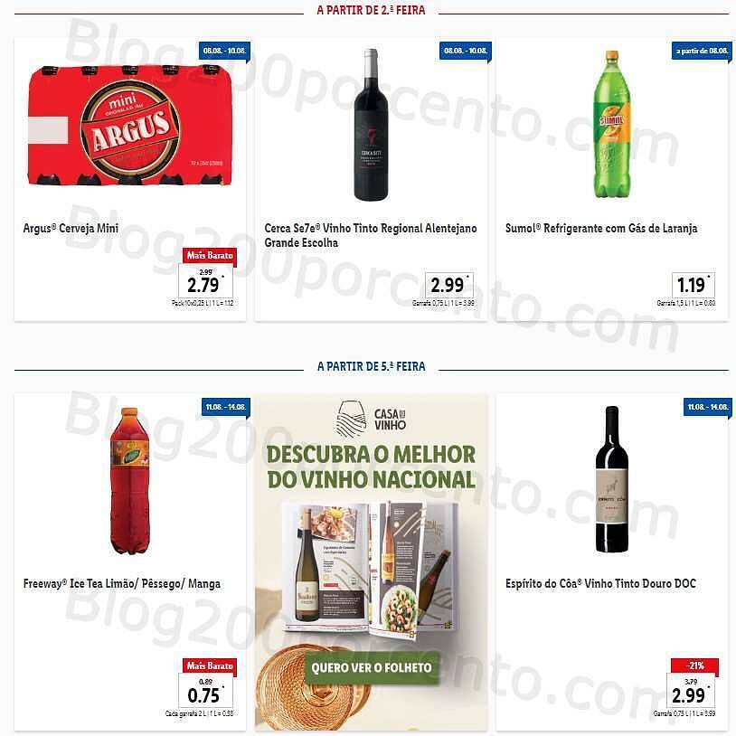 Antevisão Folheto LIDL Promoções de 8 a 14 agosto - Versão Completa
