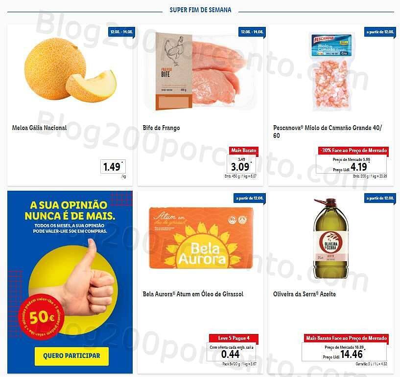Antevisão Folheto LIDL Promoções de 8 a 14 agosto - Versão Completa