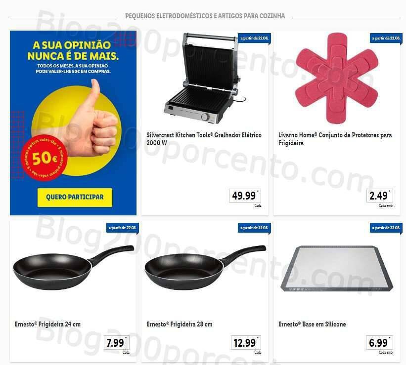 Antevisão Folheto LIDL Bazar Promoções a Partir de 22 agosto
