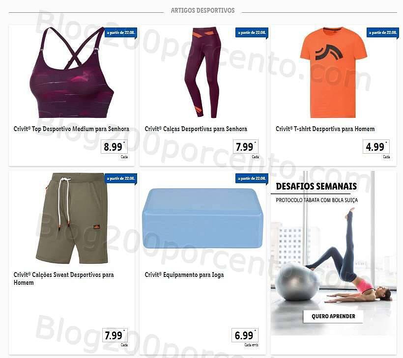 Antevisão Folheto LIDL Bazar Promoções a Partir de 22 agosto