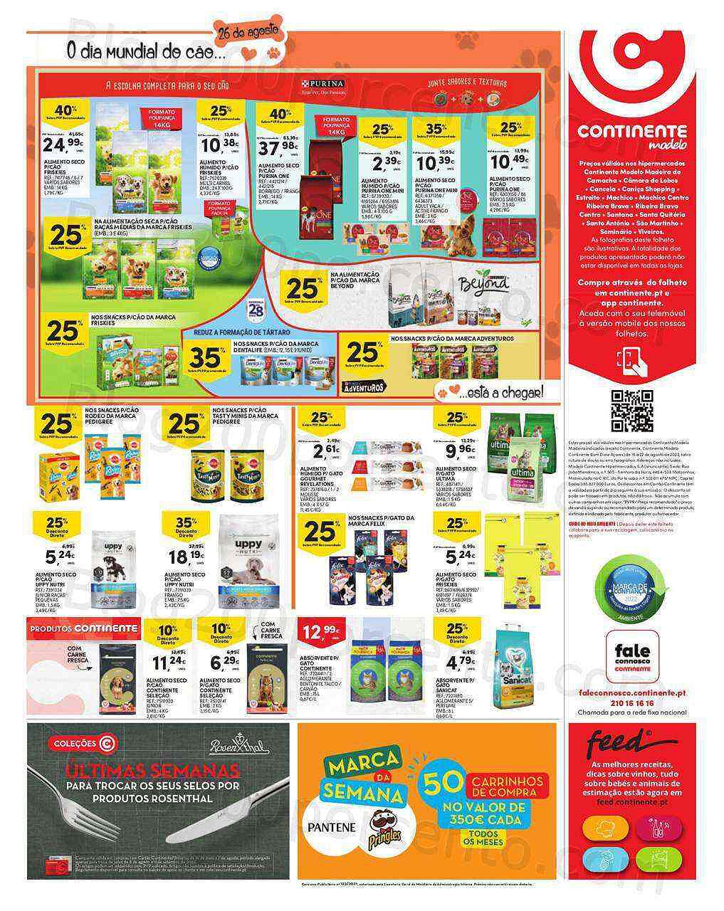 Antevisão Folheto CONTINENTE Madeira Promoções de 16 agosto a 22 agosto