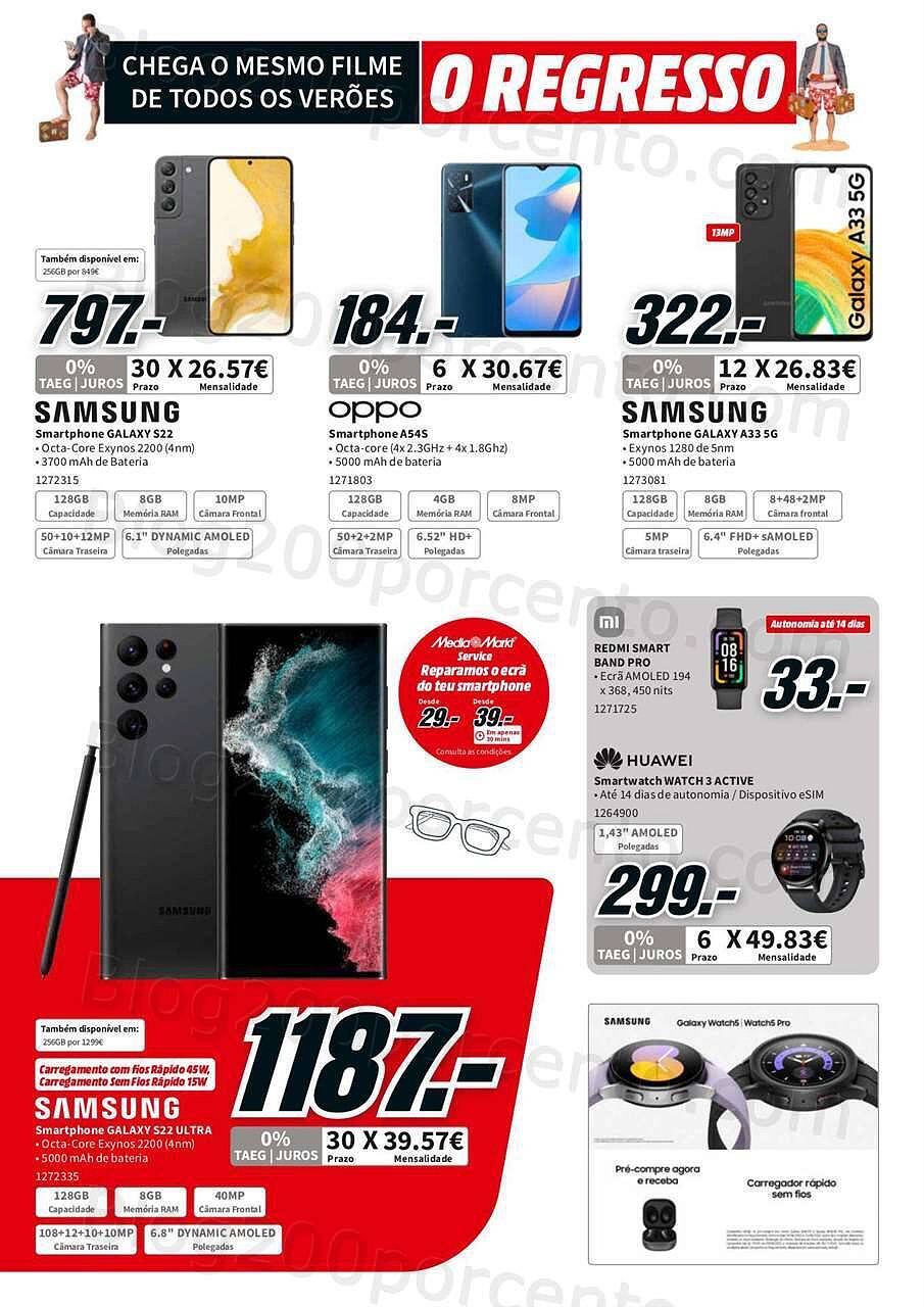 Antevisão Folheto MEDIA MARKT Promoções de 18 agosto a 26 agosto