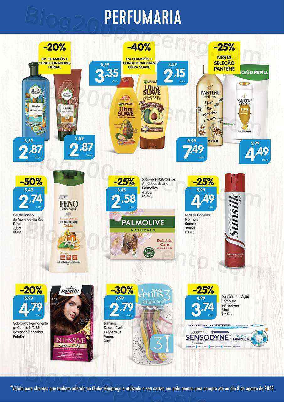 Antevisão Folheto Clube MINIPREÇO Promoções de 11 agosto a 17 agosto