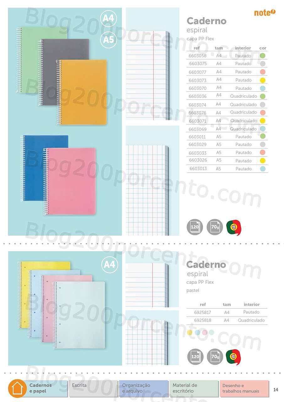 Antevisão Folheto NOTE Regresso às Aulas - Papelaria 2022-2023