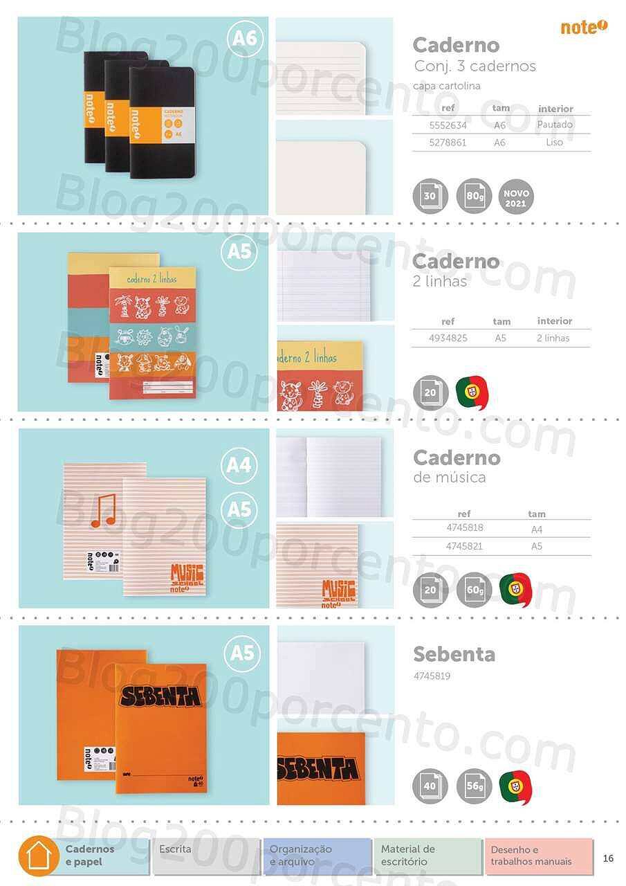 Antevisão Folheto NOTE Regresso às Aulas - Papelaria 2022-2023